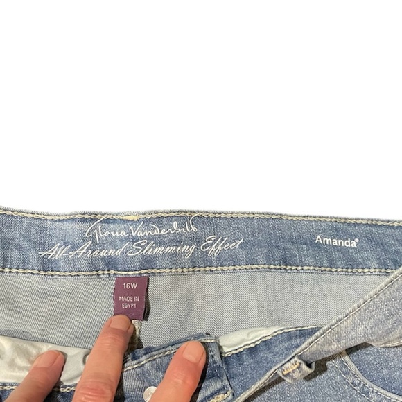 Denim Blue Women's Shorts Bundle - Chic - Wonderly - Gloria Vanderbilt - Sz 16 - Picture 11 of 16